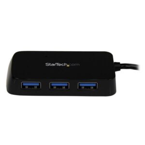 Adaptador Portable 4 Port SuperSpeed Mini USB 3.0 Hub