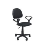 Silla Xtech de escritorio con apoya brazos negra