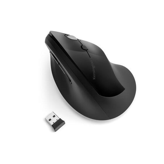 MOUSE KENSINGTON Pro Fit Ergo Vertical Wireless Mouse Black 6 buttons DPI