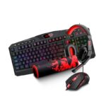 KIT TECLADO + MOUSE + AUDIFONO + PAD REDRAGON S101-BA-1-SP