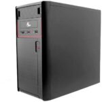GABINETE MicroATX CON FUENTE 600W XTECH