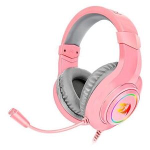 AUDIFONO HEADPHONE CON MICROFONO 3.5mm USB REDRAGON H260P-RGB HYLAS PINK