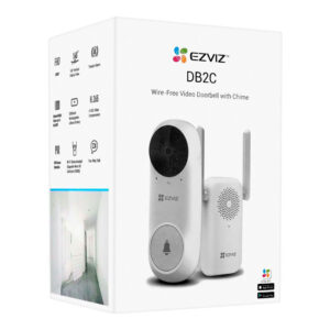 KIT VIDEO TIMBRE INALAMBRICO SIRENA CS-DB2C-A0-1E3WPBR EZVIZ - Imagen 2