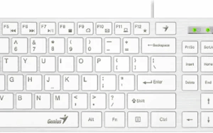 TECLADO USB GENIUS SLIMSTAR 126 WHITE - Imagen 3