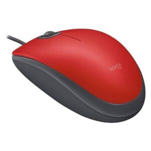 MOUSE USB LOGITECH M110 SILENCIOSO ROJO - Imagen 3