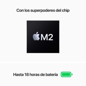 Apple MacBook Air M2 8-core GPU 16 GB 256 GB SSD Silver - Imagen 2