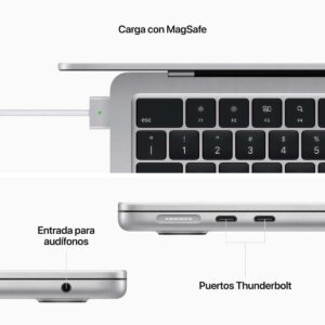 Apple MacBook Air M2 8-core GPU 16 GB 256 GB SSD Silver - Imagen 4