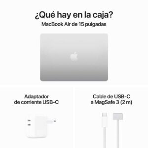 Apple MacBook Air 15 Chip M3 8GB 256GB SSD Silver Mid - Imagen 4
