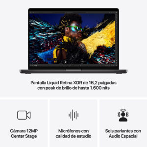 Apple MacBook Pro 16.2 Chip M4 Max 36GB 1TB SSD Space Black - Imagen 3