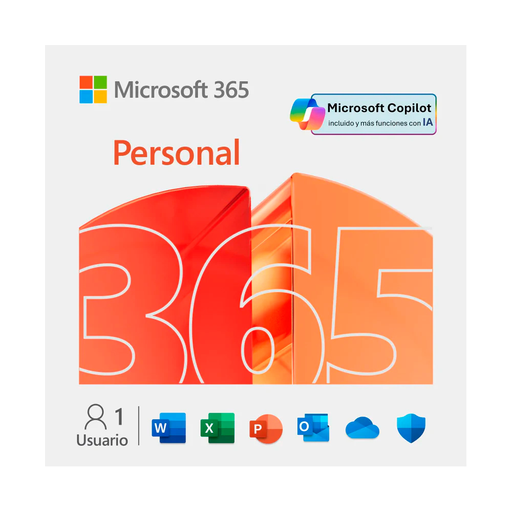 LICENCIA MICROSOFT OFFICE 365 PERSONAL 1AÑO ESD